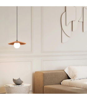 Arion 
Dome Pendant Ceiling Light Terracotta-Black 1xG9 LED-2