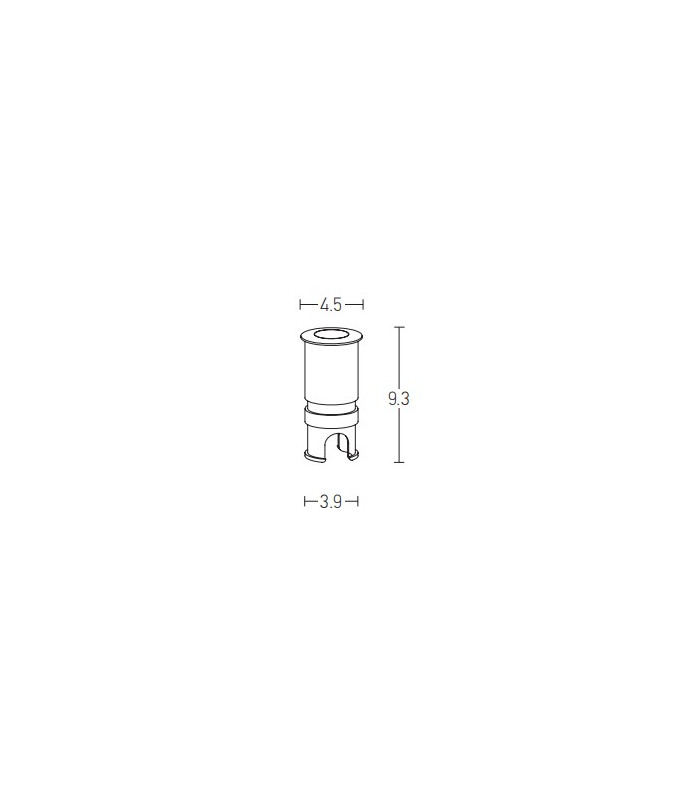 Svoge Outdoor Recessed Ground Light Aluminium LED 3000K IP65-2