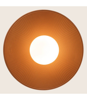 Arion 
Dome Pendant Ceiling Light Terracotta-Black 1xG9 LED-3