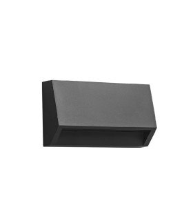 Kubrat Outdoor Flush Wall Lamp Graphite LED 3000K IP54-1