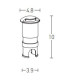 Svoge 1 Direction Outdoor Recessed Ground Light Aluminium LED 3000K IP65-3