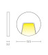 Pirdop Outdoor Flush Wall Lamp Graphite LED 3000K IP54-2