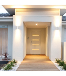 Hisarya Outdoor Up Down Wall Lamp White 2xGU10 IP54-2