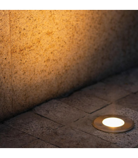General Outdoor Recessed Ground Light Stainless Steel LED 3000K IP67-2