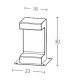 Simitli 30cm Outdoor Pedestal Light Natural Concrete LED 3000K IP54-2