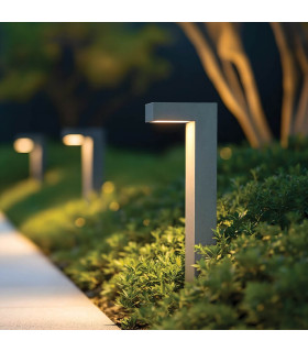 Simitli Outdoor Bollard Natural Concrete LED 3000K IP54-2