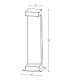 Simitli Outdoor Bollard Natural Concrete LED 3000K IP54-4
