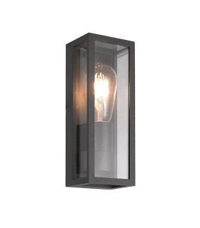 Bobov Outdoor Wall Lantern Sandy Black 1xE27 IP65-1