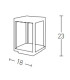 Tsarevo Outdoor Pedestal Light Graphite LED 3000K IP54-2
