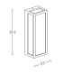 Bobov Outdoor Wall Lantern Sandy Black LED 3000K IP65-3