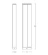 Kameno Outdoor Bollard Graphite LED 3000K IP54-4