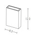 Koynare Outdoor Up Down Wall Lamp White LED 3000K IP65-3