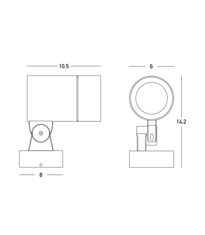 Ardino Outdoor Wall Down Lamp Graphite 1xGU10 IP65-3