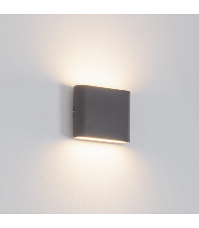 Rudozem 11cm Outdoor Up Down Wall Lamp Graphite LED 3000K IP65-1