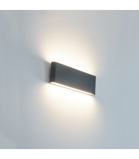 Rudozem 30cm Outdoor Up Down Wall Lamp Graphite LED 3000K IP65-2