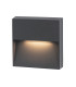 Vetren Square Outdoor Flush Wall Lamp Graphite LED 3000K IP65-1
