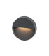 Vetren Round Outdoor Flush Wall Lamp Graphite LED 3000K IP65-1