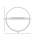 Vetren Round Outdoor Flush Wall Lamp Graphite LED 3000K IP65-2