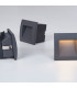 Banya Square Outdoor Recessed Wall Lamp Graphite LED 3000K IP65-2