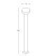 Batak Outdoor Bollard Graphite LED 3000K IP65-5