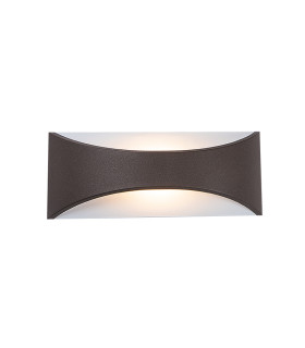 Slivo Outdoor Up Down Wall Lamp Dark Brown LED 3000K IP65-1
