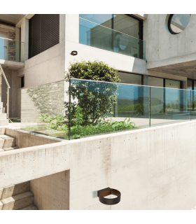 Belitsa Outdoor Modern Wall Lamp Dark Brown LED 3000K IP65-2