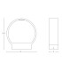 Belitsa Outdoor Modern Wall Lamp Dark Brown LED 3000K IP65-3