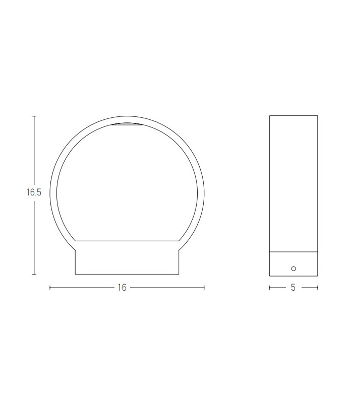 Belitsa Outdoor Modern Wall Lamp Dark Brown LED 3000K IP65-3