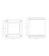 Roman Outdoor Surface Mounted Downlight Graphite 1xGU10 IP65-4