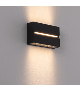 Zambelis Outdoor Up Down Wall Lamp Graphite LED 3000K IP54 15W-2