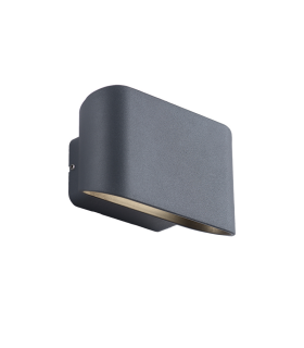 Zambelis Outdoor Up Down Wall Lamp Graphite LED 3000K IP54 11W-1