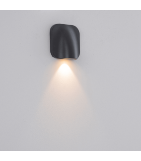 Zambelis Outdoor Wall Down Lamp Graphite LED 3000K IP54 9W-2