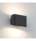 Zambelis Outdoor Up Down Wall Lamp Graphite LED 3000K IP54 11W-3