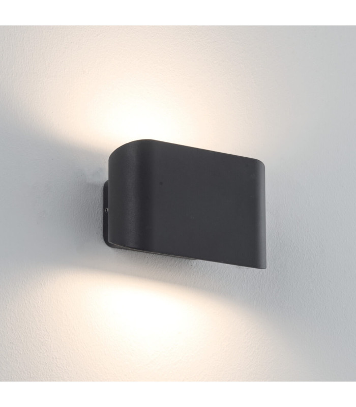 Zambelis Outdoor Up Down Wall Lamp Graphite LED 3000K IP54 11W-3