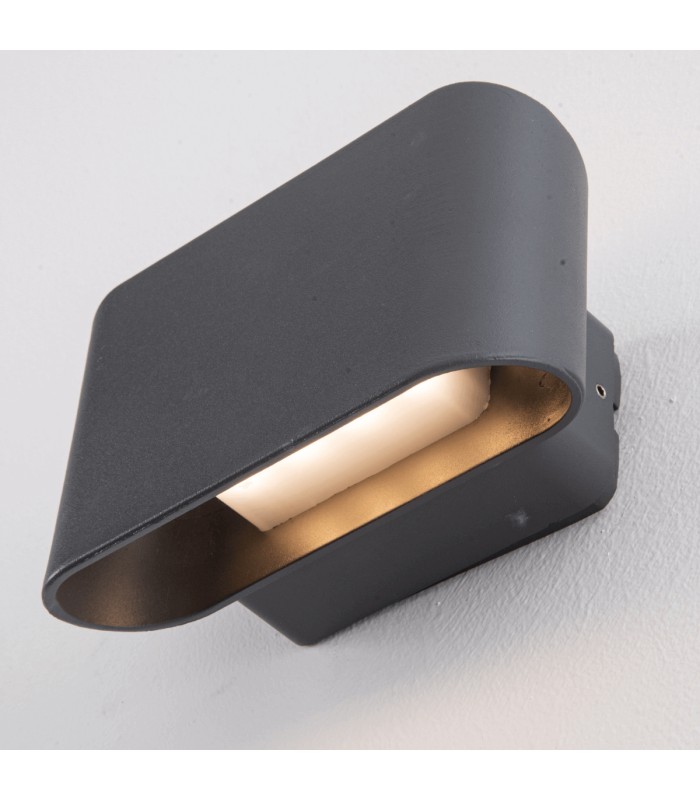 Zambelis Outdoor Up Down Wall Lamp Graphite LED 3000K IP54 11W-4