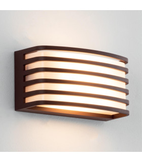 Zambelis Outdoor Modern Wall Lamp Dark Brown 1xE27 IP54-1