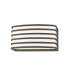 Zambelis Outdoor Modern Wall Lamp Dark Brown 1xE27 IP54-2
