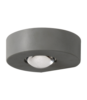 Zambelis Round Outdoor Wall Down Lamp Graphite LED 3000K IP54 9W-1