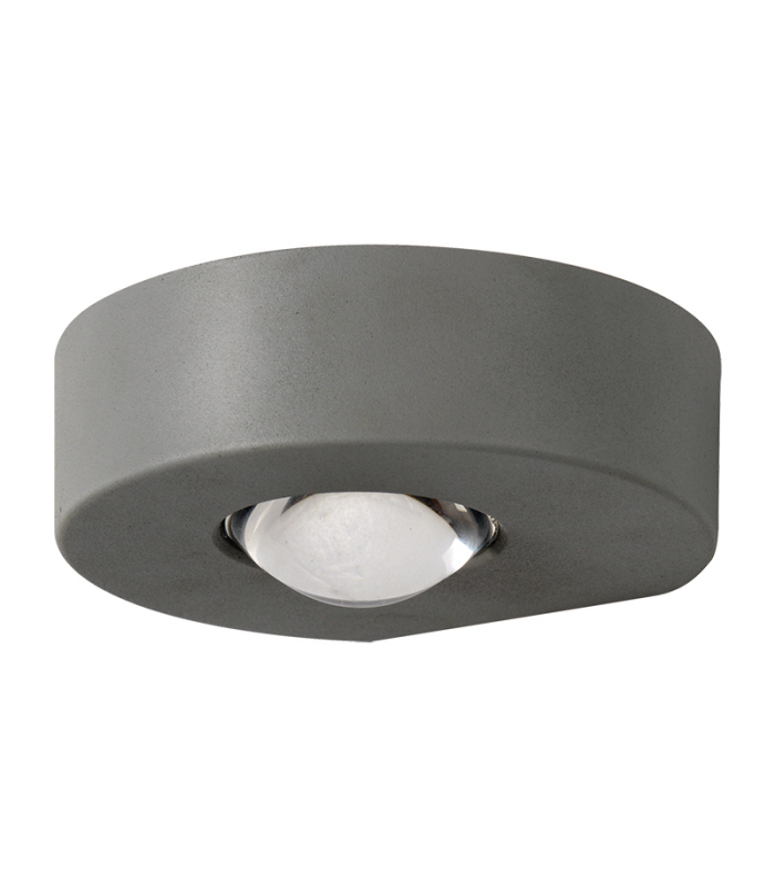 Zambelis Round Outdoor Wall Down Lamp Graphite LED 3000K IP54 9W-1