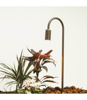 Zambelis 60cm Outdoor Spike Dark Brown LED 3000K IP65-2