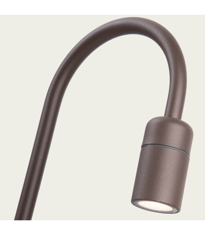 Zambelis 60cm Outdoor Spike Dark Brown LED 3000K IP65-3