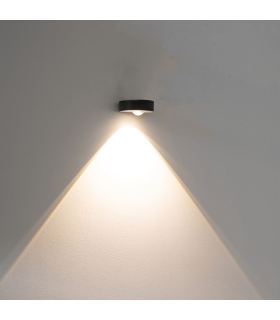 Zambelis Round Outdoor Wall Down Lamp Graphite LED 3000K IP54 9W-2