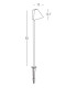Zambelis 60cm Outdoor Spike Graphite 1xGU10 IP65-2