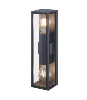 Zambelis Outdoor Wall Lantern Graphite 2xE27 IP54-1