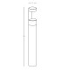 Aerina Outdoor Bollard Graphite LED 3000K IP54-4