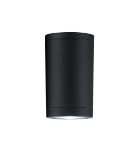Helios Outdoor Surface Mounted Downlight Black Matt 1xGU10 IP54-1