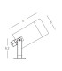 Marell Outdoor Display Light Black 1xGU10 LED IP54-3