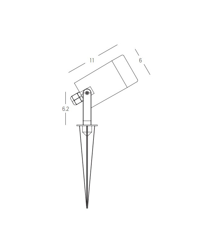 Marell Outdoor Spike Black 1xGU10 LED IP54-3