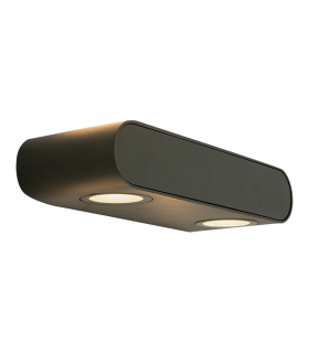 Zambelis Outdoor Up Down Wall Lamp Graphite LED 3000K IP54 10W-1