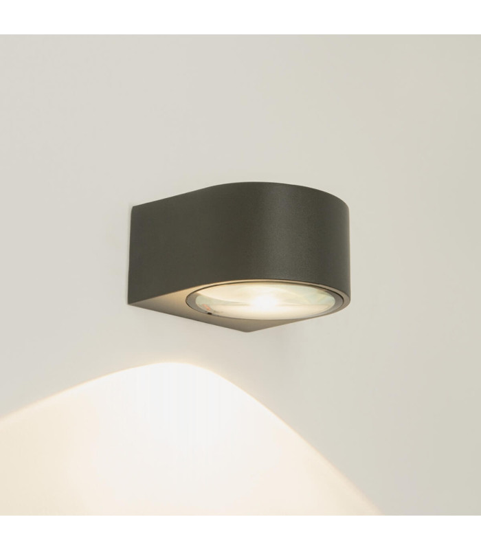 Orisca Outdoor Wall Down Lamp Graphite LED 3000K IP54-1